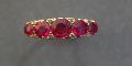Victorian Ruby Five Stone Engegement Ring